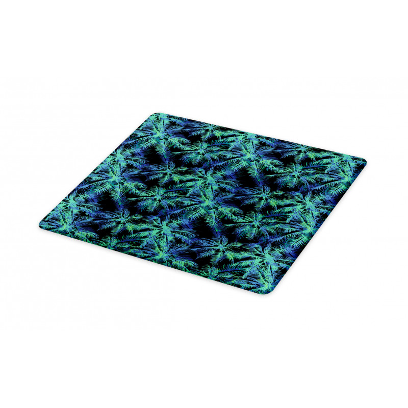 Leaves Dark Background Cutting Board