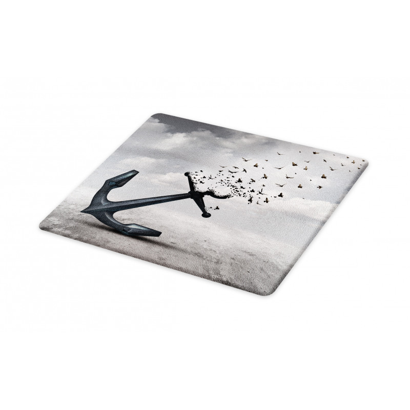 Flying Seagulls Grey Cutting Board