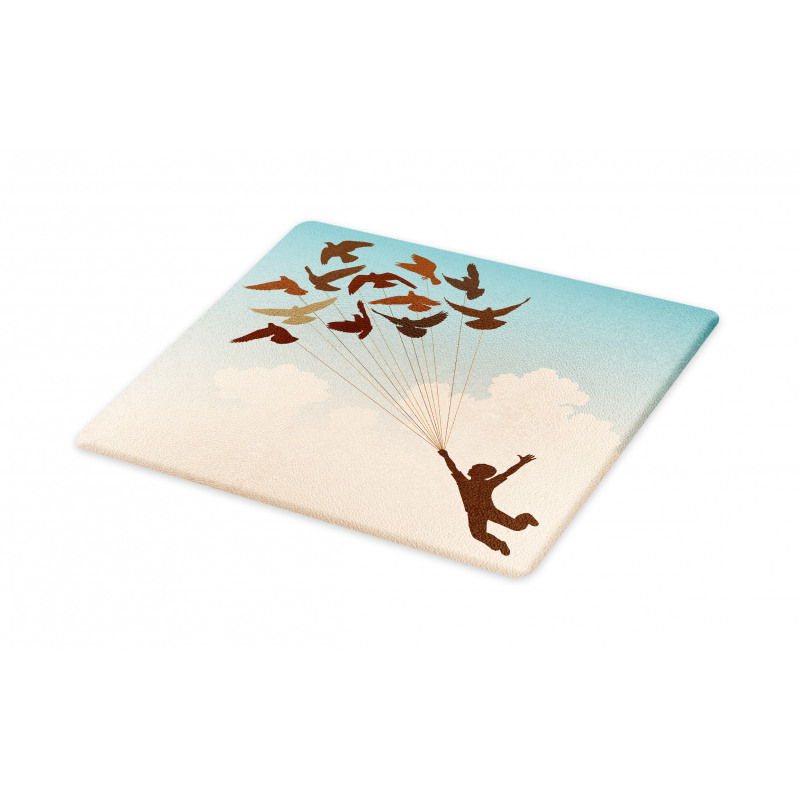 Flying Pigeons Birds Cutting Board