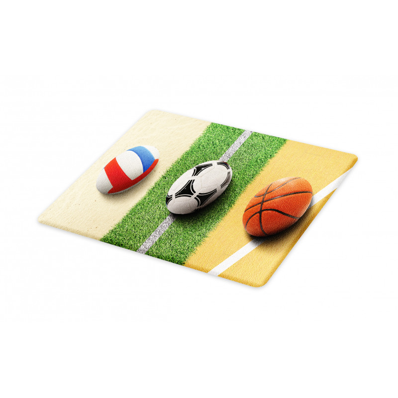 Sportive 3 Sports Activities Cutting Board