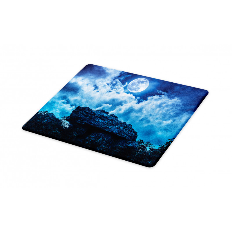 Cliff Under Cloudy Night Cutting Board