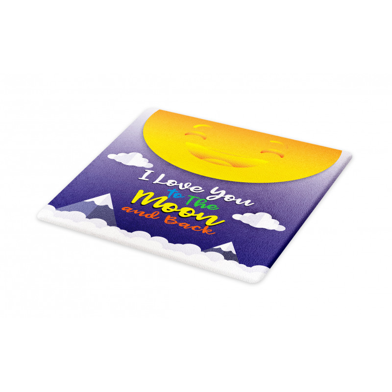 Smiling Sun Clouds Cutting Board