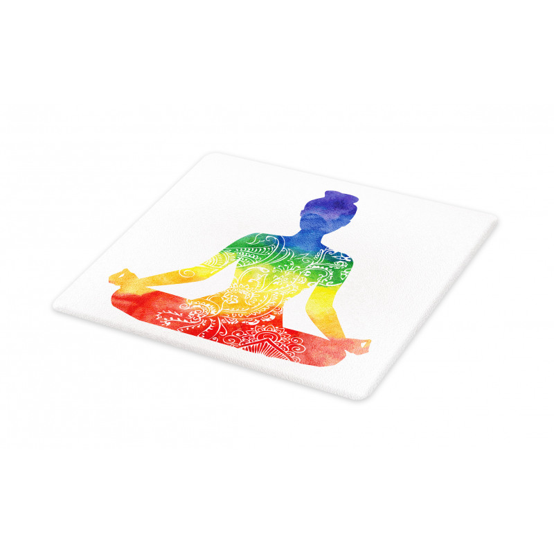 Ornate Motifs Rainbow Cutting Board