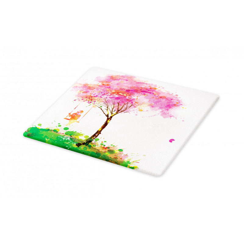 Spring Blossoming Tree Cutting Board