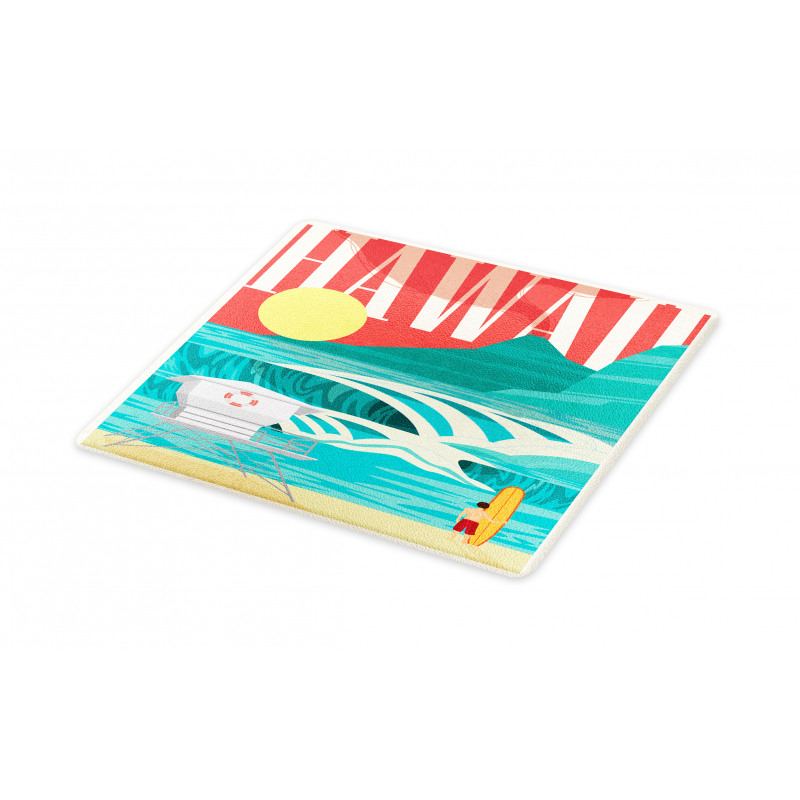 Hawaii Holiday Coast Cutting Board