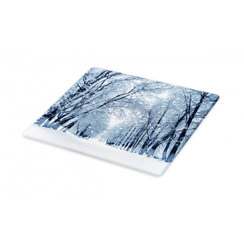 Wildlife Snowy Trees Cutting Board