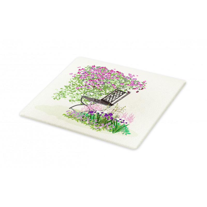 Flowers Blooming Garden Cutting Board