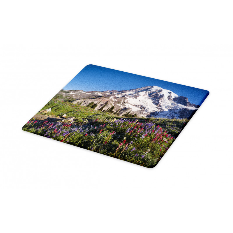 Spring Mt. Rainier Photo Cutting Board