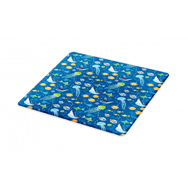 Fish Turtle Nautical Cutting Board