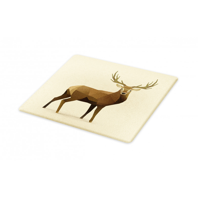 Geometric Deer Elk Graphic Cutting Board