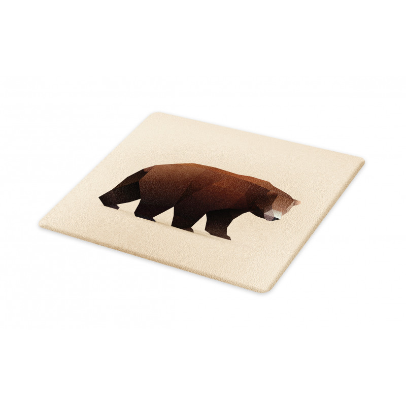 Modern Geometric Bear Art Cutting Board