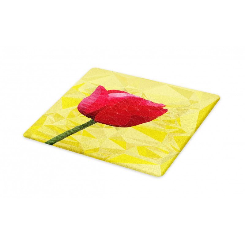 Geometric  Blooming Tulip Cutting Board