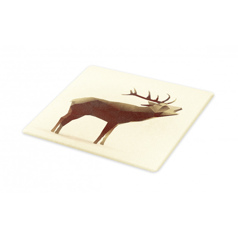 Geometric Elk Animal Art Cutting Board