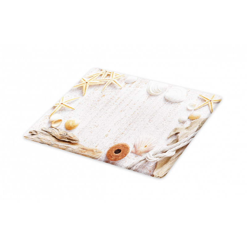 Ocean Shells Starfishes Cutting Board