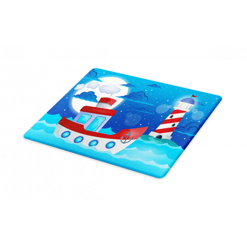 Nursery Ship Lighthouse Cutting Board