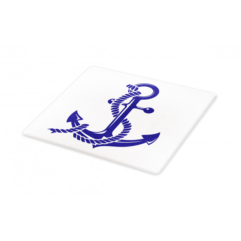 Nautical Rope and Anchor Cutting Board