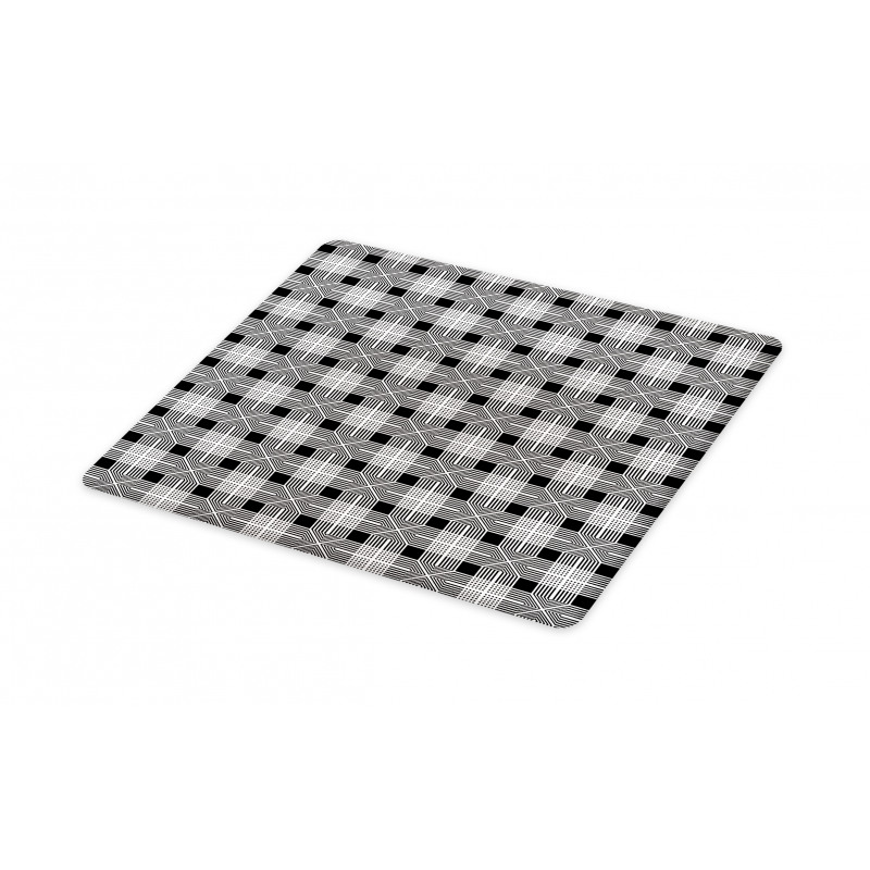 Gingham Inspired Pattern Cutting Board