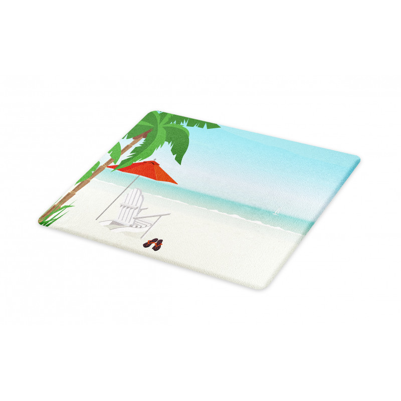 Graphic Beach Chill Cutting Board