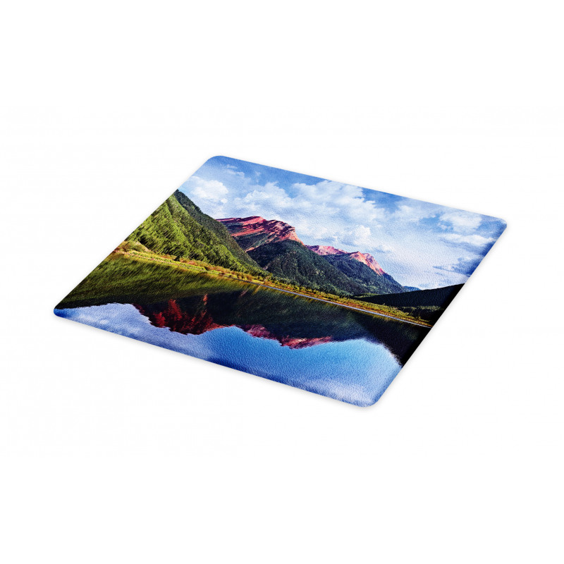 Red Iron Peaks on Lake Cutting Board