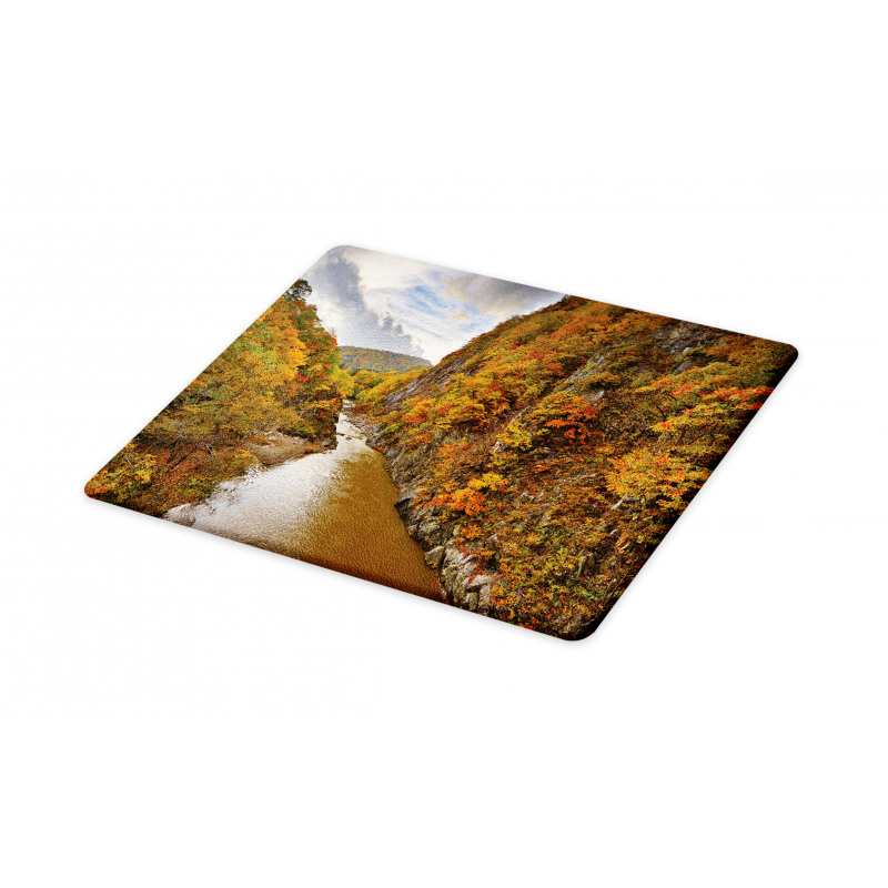 River Autumn Colors Cutting Board