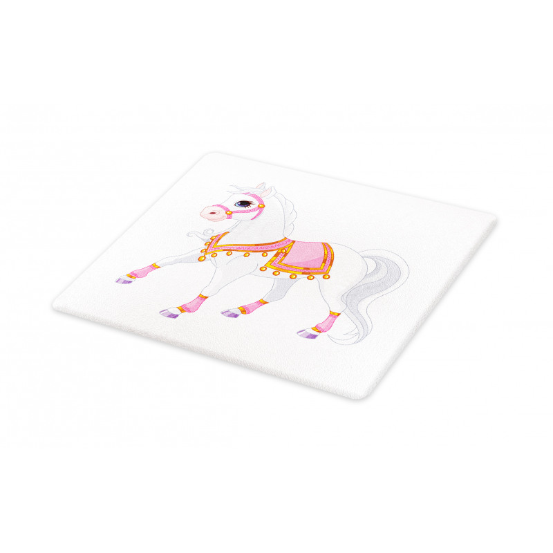 Royal Horse Princess Animal Cutting Board