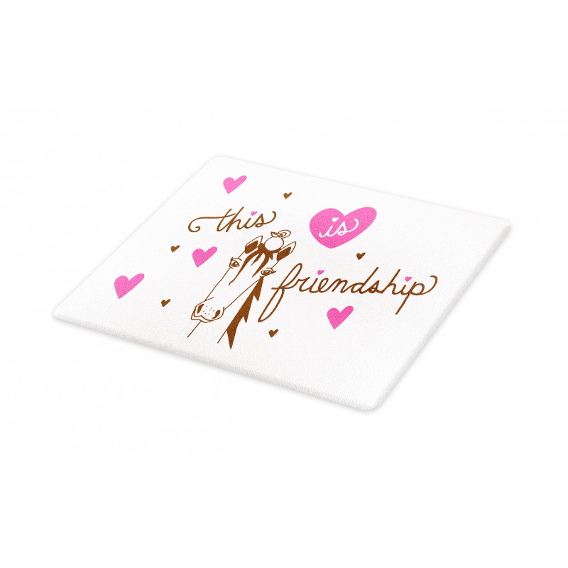 This is Friendship Horse Bird Cutting Board