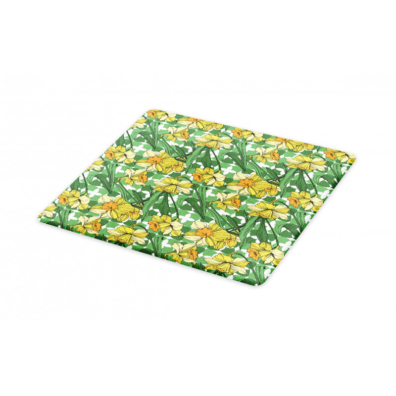 Narcissus Flowers Cutting Board