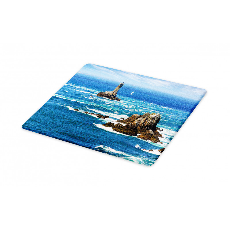 Daytime Wavy Rocky Sea Cutting Board