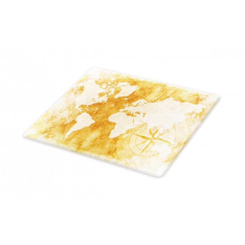 Old Fashioned World Map Cutting Board