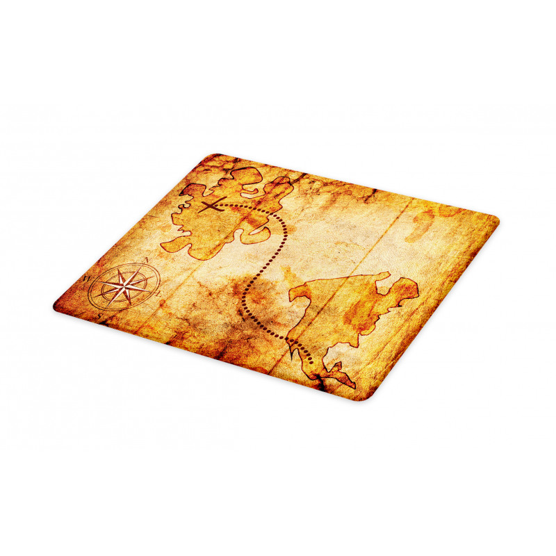 Treasure Map Compass Cutting Board