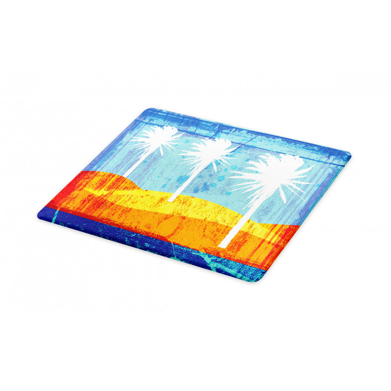 Tropic Beach Palms Cutting Board