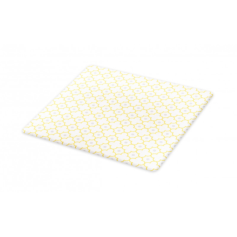 Quatrefoil Dot Petals Cutting Board