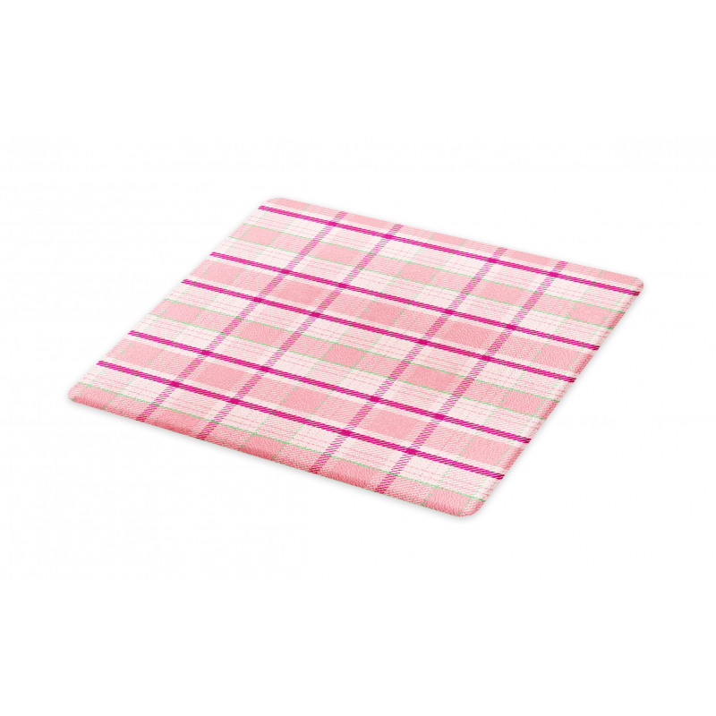 Tartan Plaid Pattern Squares Cutting Board