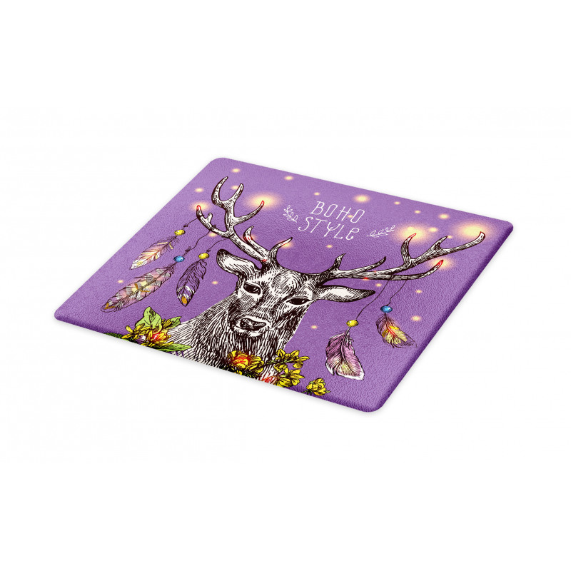 Wild Rein Deer Hand Drawn Cutting Board