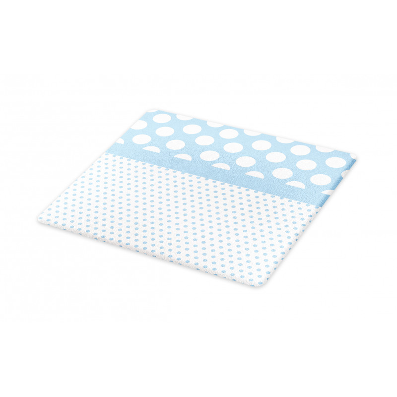 Baby Blue Polka Dots Cutting Board