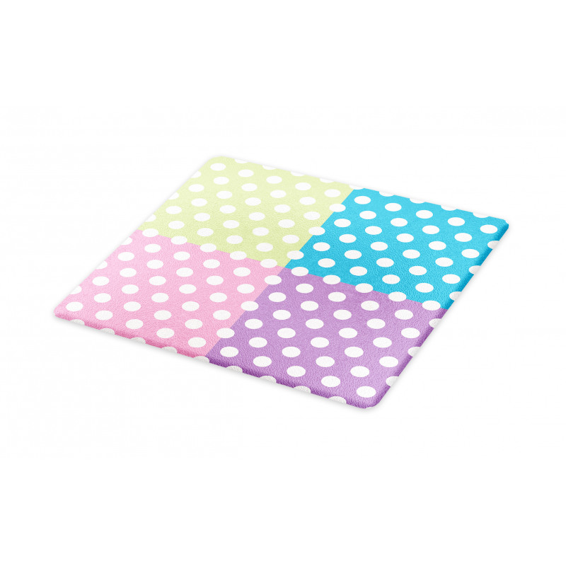 Polka Dots Patchwork Cutting Board