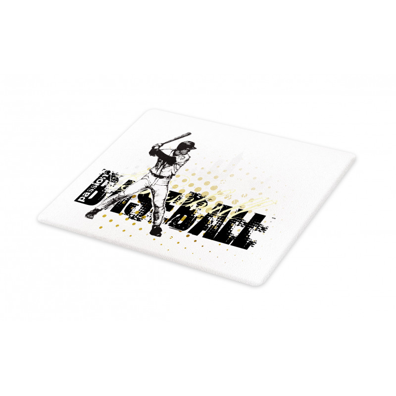 Baseball Grunge Batting Cutting Board