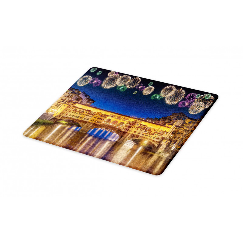 Night Panoramic View Cutting Board