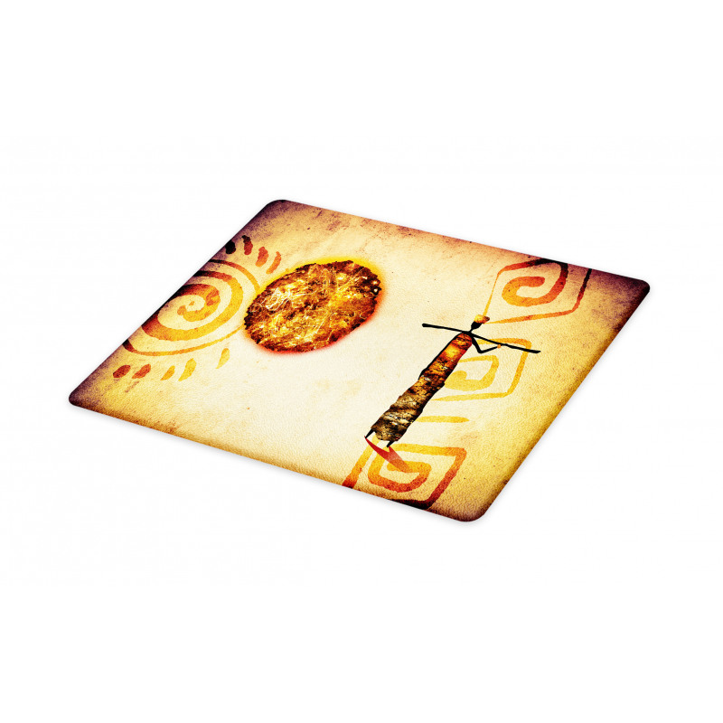 Brown Tribe Art Cutting Board