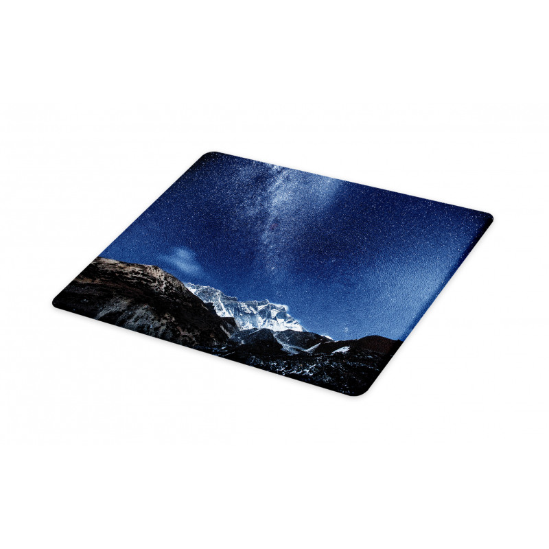 Starry Blue Night Cosmos Cutting Board