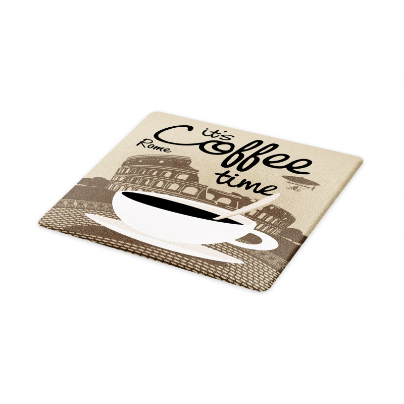 Rome Landmark Drink Cup Cutting Board