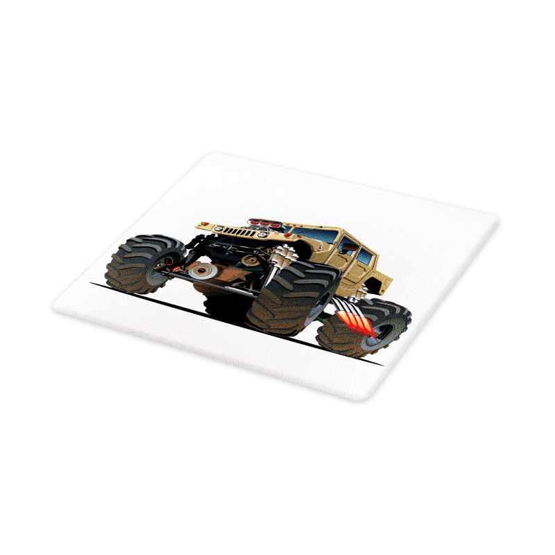 Monster Truck Racing Cutting Board