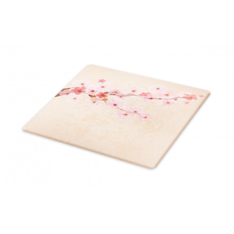 Pink Cherry Blossoms Cutting Board