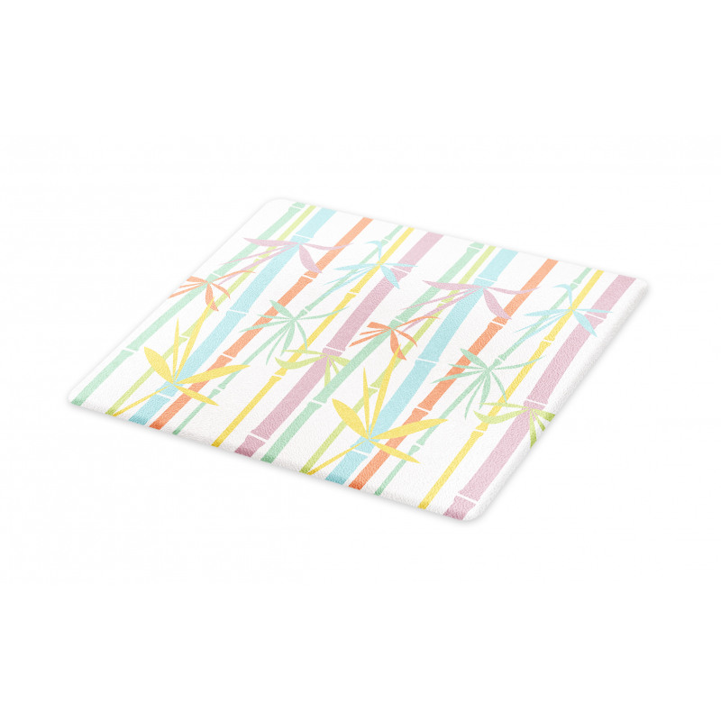 Colorful Bamboo Tree Cutting Board