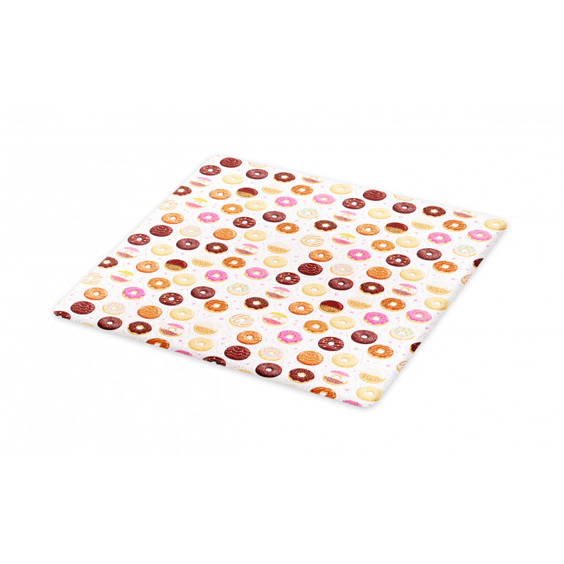 Colorful Yummy Donuts Cutting Board