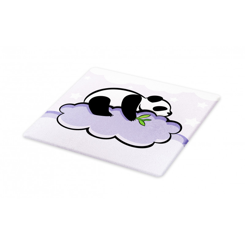 Sleeping Panda on Cloud Cutting Board