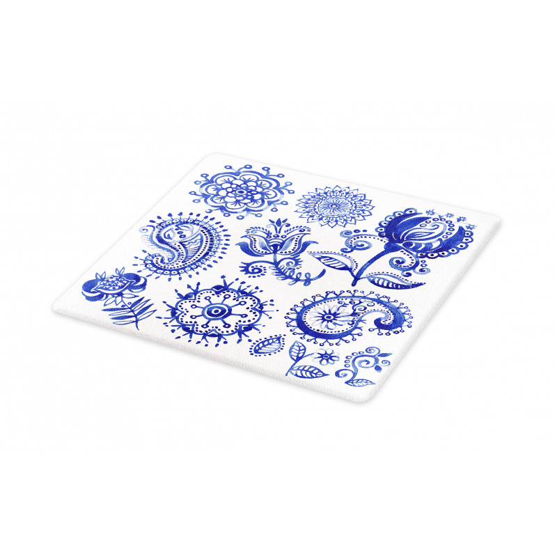 Watercolor Mandala Cutting Board