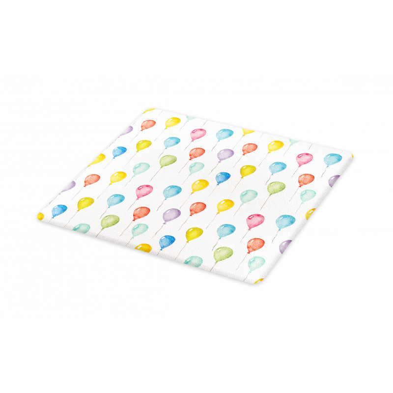 Colorful Balloons Cutting Board