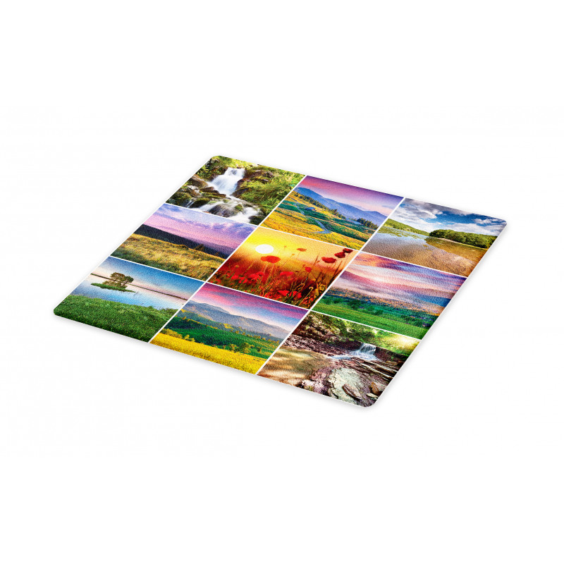 Summer Home Landscape Cutting Board