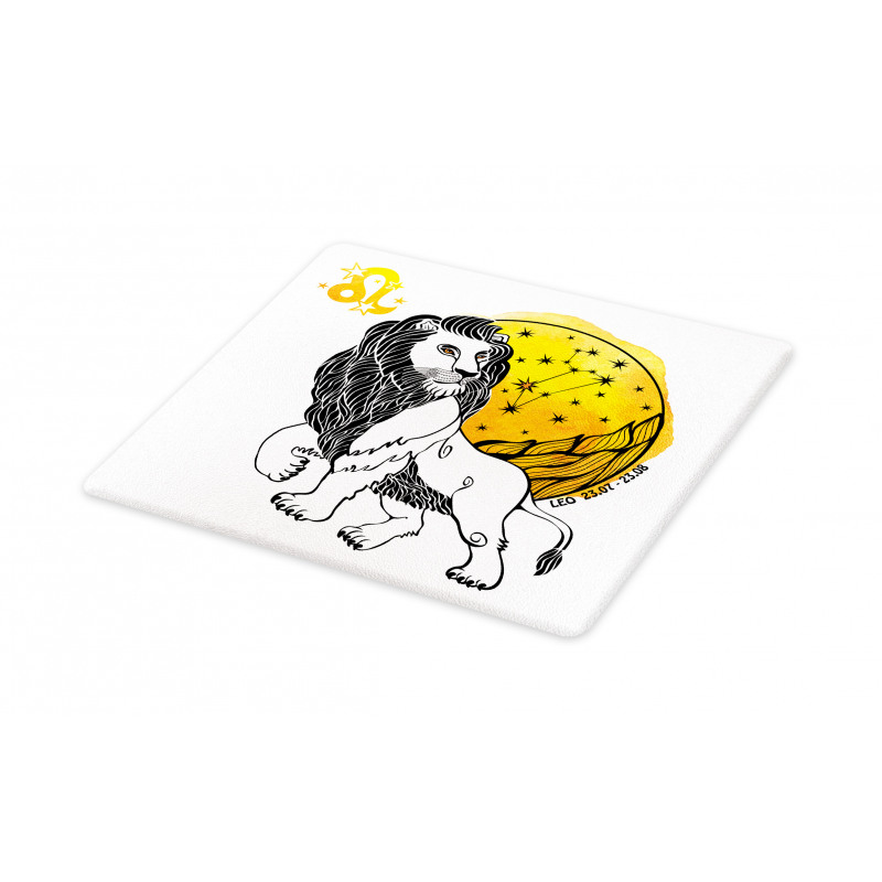 Zodiac Leo Art Cutting Board